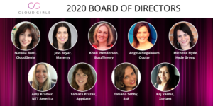 Cloud Girls 2020 Board of Directors